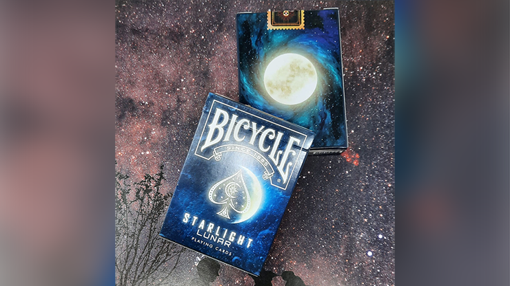 Bicycle Starlight Lunar (Special Limited Print Run) Playing Cards by C –  Piper Magic