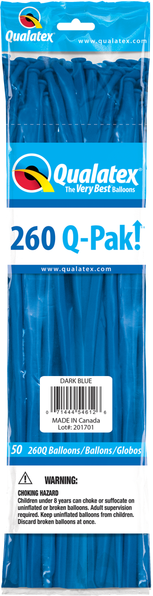 Qualatex 260 Q-PAK Single Colour - Pack of 50