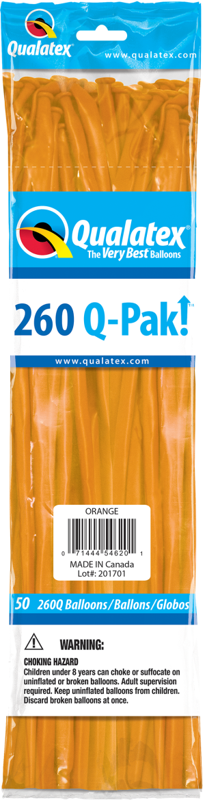 Qualatex 260 Q-PAK Single Colour - Pack of 50