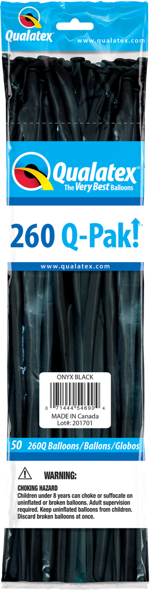 Qualatex 260 Q-PAK Single Colour - Pack of 50