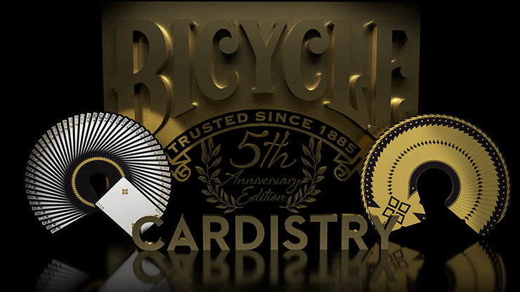 5th anniversary Bicycle Cardistry (Standard) Playing Cards by Handlordz