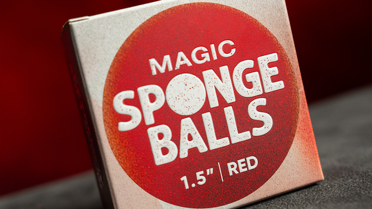 Magic Sponge Balls 4PK RED 1.5" by Murphy's Magic