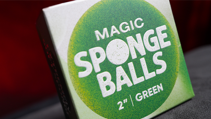 Magic Sponge Balls 4PK GREEN 2" by Murphy's Magic