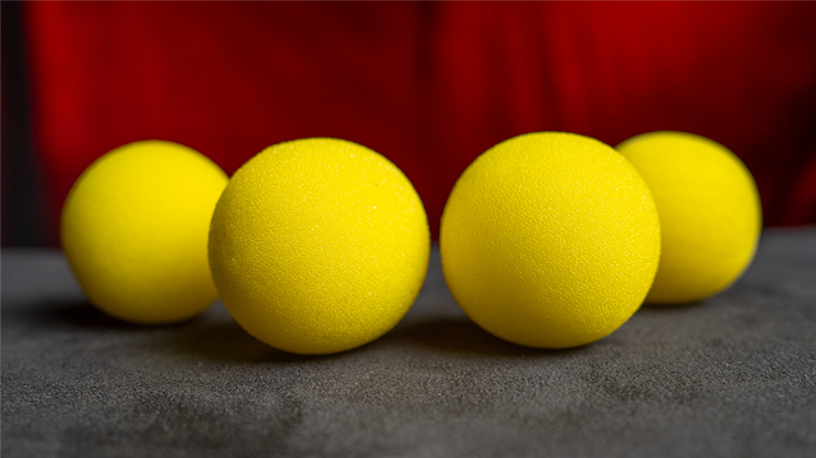 Magic Sponge Balls 4PK YELLOW 1.5" by Murphy's Magic