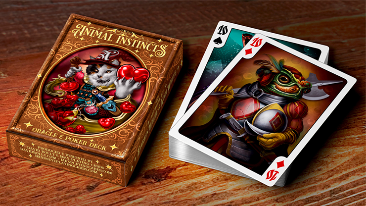 The Animal Instincts Poker and Oracle (Wizard) Playing Cards