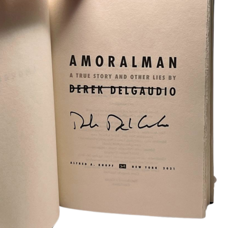 Amoralman - Derek Delgaudio (Signed)