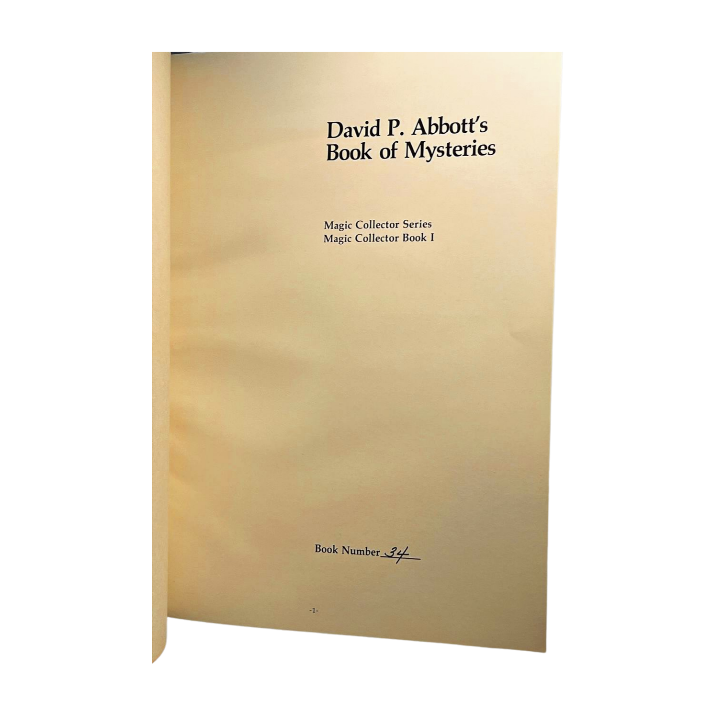 David P. Abbott's Book of Mysteries