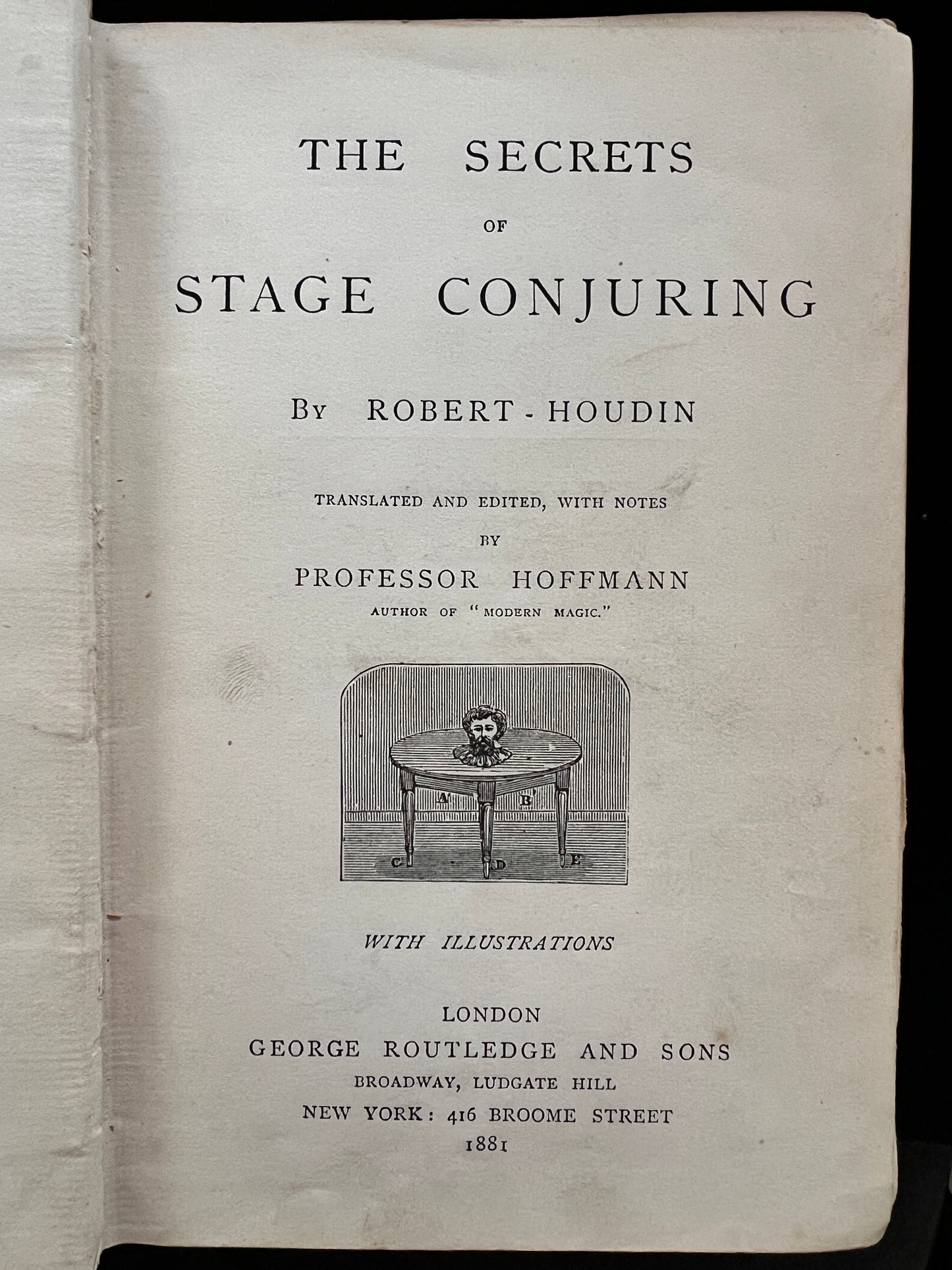 The Secrets of Stage Conjuring