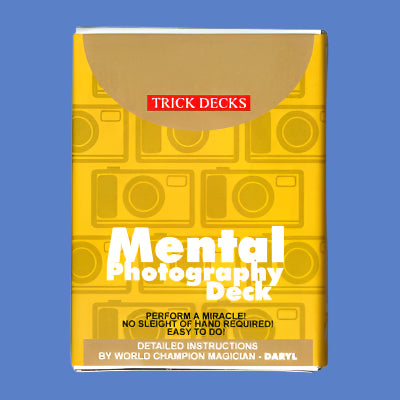 Mental Photo Deck Bicycle (Blue) - Trick