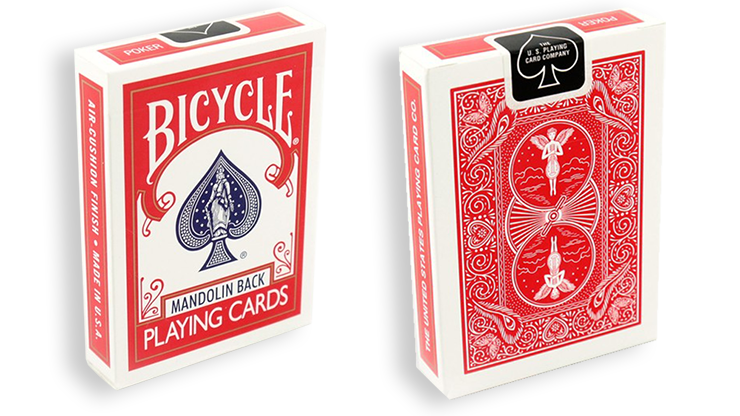 Bicycle Playing Cards 809 Mandolin Red by USPCC