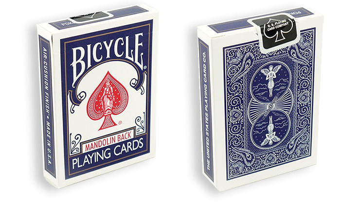 Bicycle Playing Cards 809 Mandolin Blue by USPCC