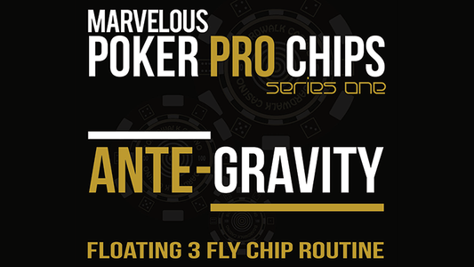 Ante Gravity - Floating 3 Fly Chip Routine (Gimmicks and Online Instructions) by Matthew Wright