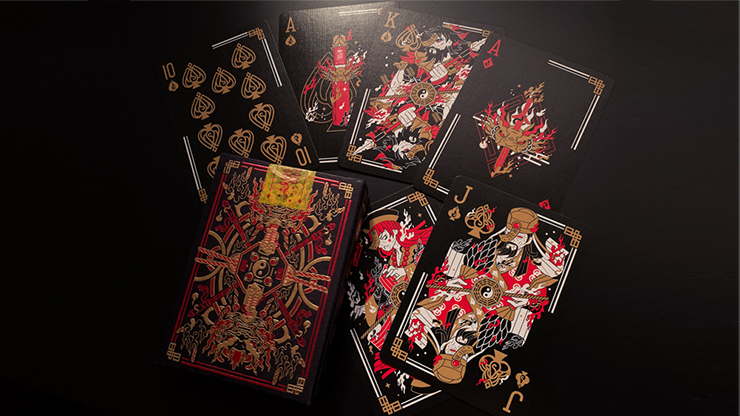 Midnight Geung Si Playing Cards by HypieLab