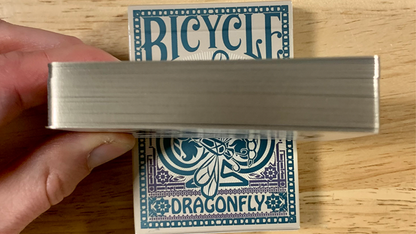 Gilded Bicycle Dragonfly (Tan) Playing Cards