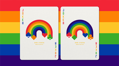 DKNG Rainbow Wheels (Purple) Playing Cards by Art of Play