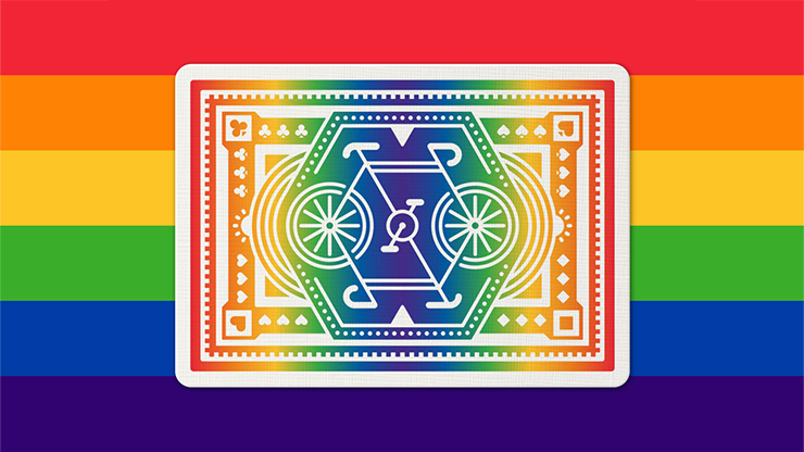 DKNG Rainbow Wheels (Purple) Playing Cards by Art of Play