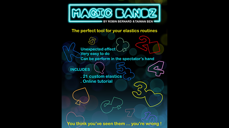 Magic Bandz by Robin Bernard and Taiwan Ben (Gimmicks and Online Instructions) - Trick