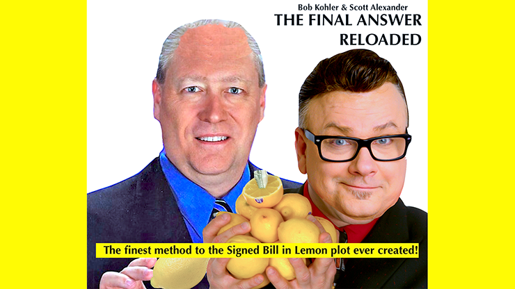 THE FINAL ANSWER RELOADED (Gimmick and online instructions) by Scott Alexander & Bob Kohler - Trick