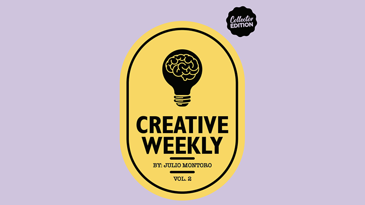 CREATIVE WEEKLY VOL. 2 LIMITED (Gimmicks and online Instructions) by Julio Montoro - Trick