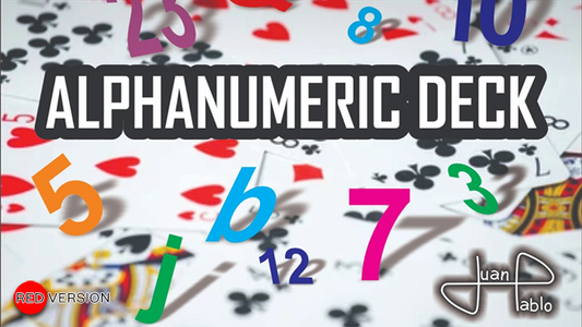 ALPHANUMERIC DECK RED by Juan Pablo - Trick