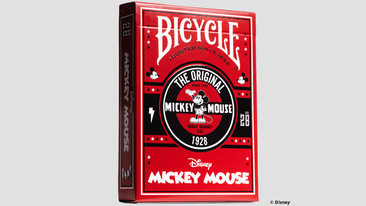 Bicycle Disney Classic Mickey Mouse (Red)  by US Playing Card Co.