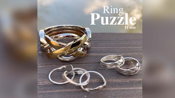 Puzzle Ring Size 11 (Gimmick and Online Instructions) - Trick