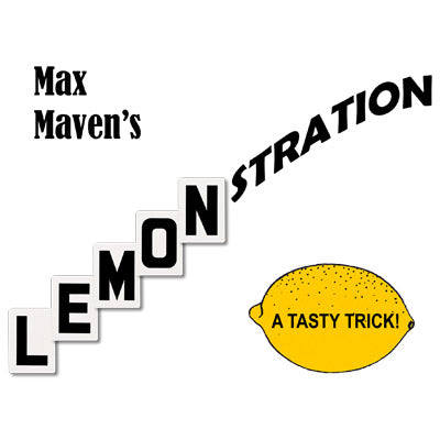 Lemonstration by Max Maven - Trick - Available at pipermagic.com.au