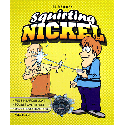 Squirting Nickel - Trick - Available at pipermagic.com.au